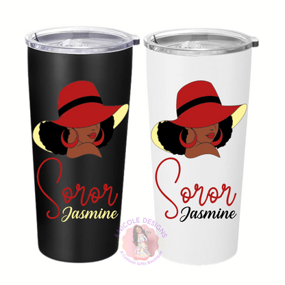 Delta Sigma Theta Inspired Soror Stainless Tumbler