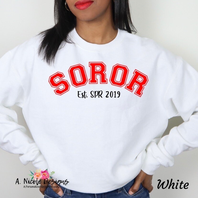 Sorority crewneck online sweatshirts